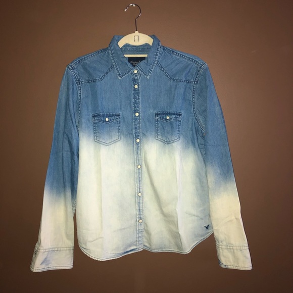 American Eagle Button Down Shirt - Picture 1 of 5